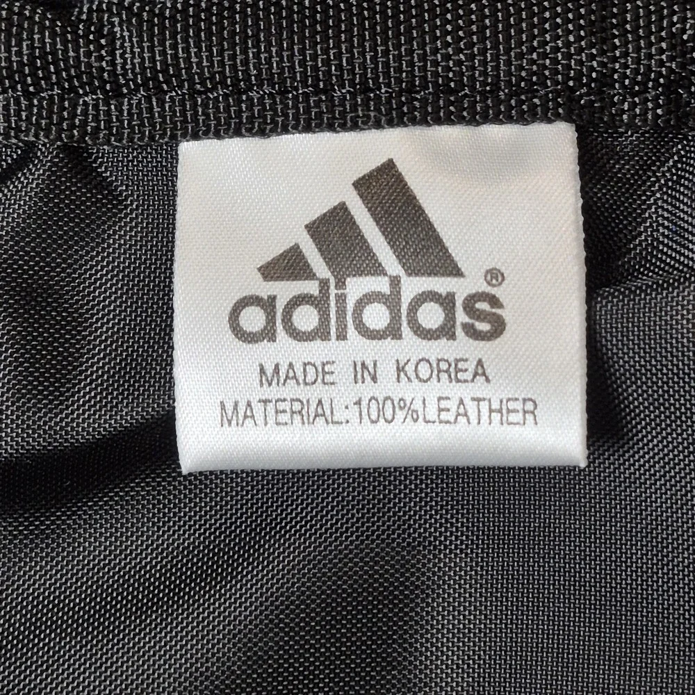Adidas Leather Garment Bag Black Travel Suit Carrier Hanging Business‎ Luggage